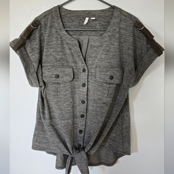 Est. 1946 Marled Green Top Size Large - Picture 1 of 5